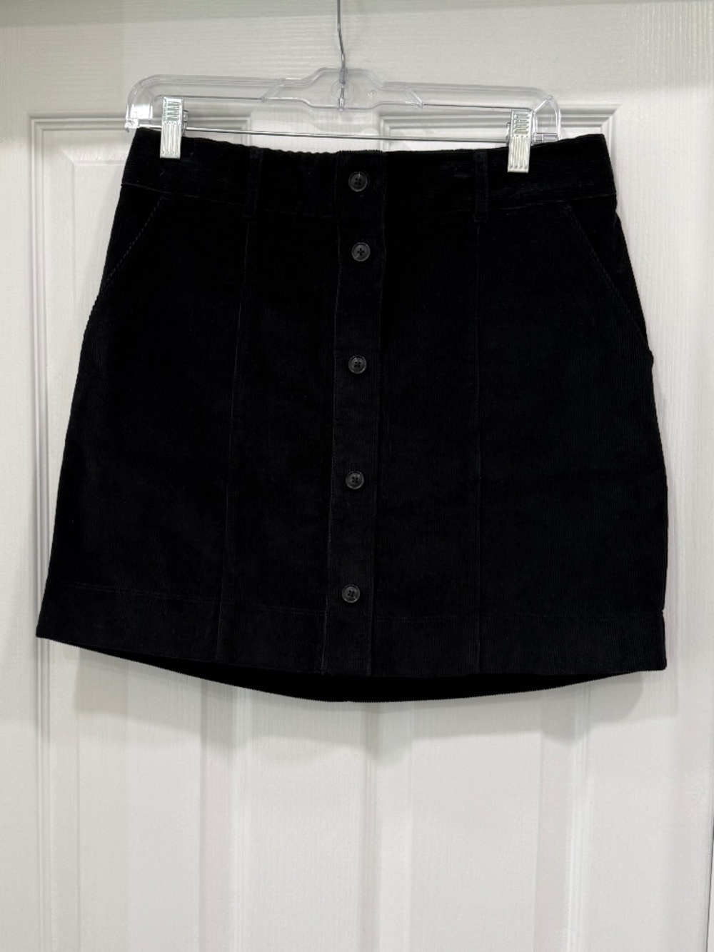 Vineyard Vines Corduroy Button‑Front Mini Skirt Small